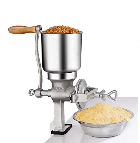 Molinillos de maíz manuales Máquina Máquina para hacer harina de mano Grano de trigo Multigrano Tuerca Molinos Herramienta de cocina de hierro fundido de calidad superior