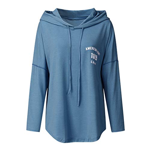 MOMOXI Sudadera de Felpa para Mujer Otoño Invierno Tops Oversize Fluffy Fleece Sweatshirt Outwear Liquidación Venta Letras de Las Mujeres Imprimir Patchwork Sudadera con Capucha Sudaderas con Capucha