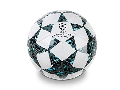 Mondo Toys 13846 - Balón de fútbol para Hombre, Talla 5, 400 g, Color Blanco, Negro y Azul