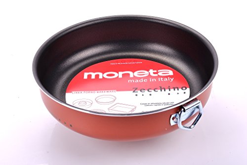 Moneta Zecchino, Molde Alto para Tartas, Aluminio antiadherente, Cobre, 20 cm