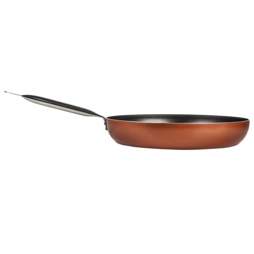Moneta Zecchino, Sartén Profunda, Aluminio antiadherente, Cobre, 34 cm