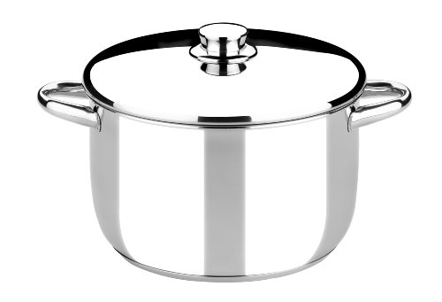Monix Optima - Menaje 5 Piezas de Acero Inoxidable 18/10, Apta para Todo Tipo de cocinas incluídas de inducción