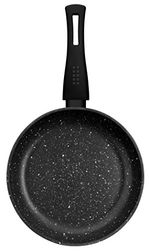 Monix Wok para saltear, Aluminio, Gris Oscuro Antracita, 28 cm