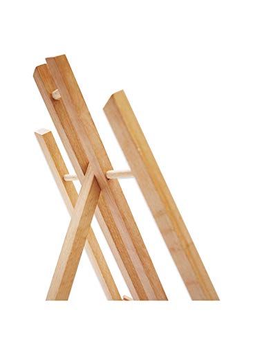 Mont Marte Caballete Mesa pequeña de madera de Haya – Medio – Caballete compacto – Ideal para la presentación de Lienzos de hasta 40 cm – Ideal para Eventos, Exhibiciones y Convenciones