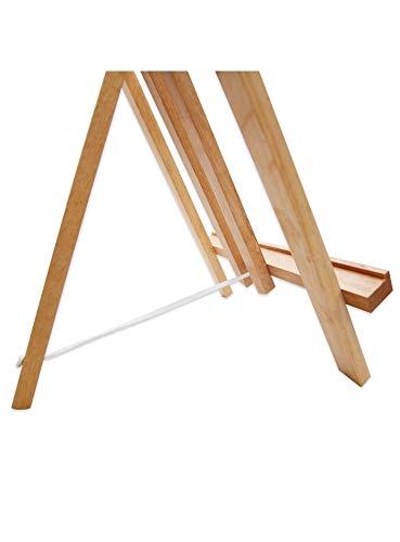 Mont Marte Caballete Mesa pequeña de madera de Haya – Medio – Caballete compacto – Ideal para la presentación de Lienzos de hasta 40 cm – Ideal para Eventos, Exhibiciones y Convenciones