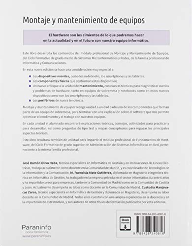 Montaje y mantenimiento de equipos 3.ª edición 2019