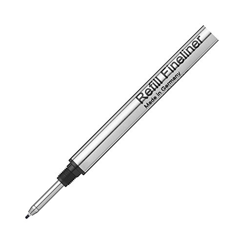 Montblanc 124500 Recambios para Fineliners y Rollerballs de tamaño B – Recargas de alta calidad en color Royal Blue, 1 paquete x 2 Recambios