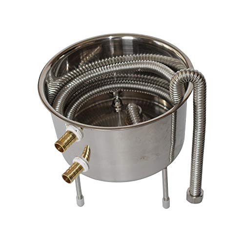 Moonshine - Juego de destilador de alcohol para el hogar (20 L, acero inoxidable 304)
