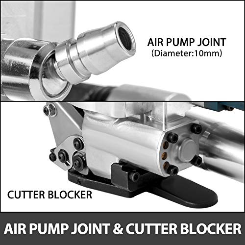 Mophorn Flejadora para Embalar 13-19 mm Herramienta Neumática de Flejado Máquina Empacadora de Paquetes Flejadora Manual