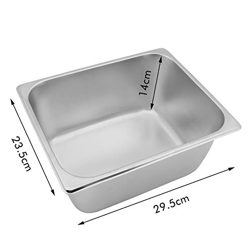 Moracle Freidora Eléctrica de 5000 W Capacidad Profesional Sartén de 12 litros Sartén para Patatas Fritas con Dos Cubas y Temporizador