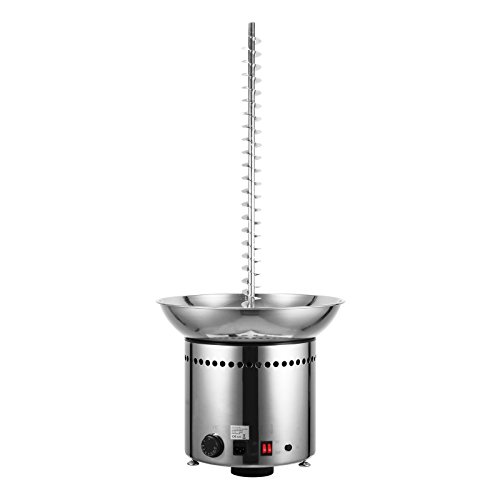 Moracle Fuentes de Chocolate con Torre Fuente de Chocolate Comercial de 7 Pisos Fuente de Chocolate de Acero Inoxidable Fuente de Chocolate Cascada de 103 CM para Bodas/Fiestas
