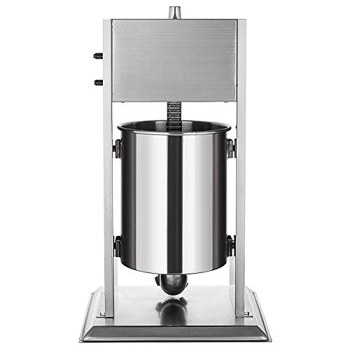 Moracle Máquina para Hacer Salchichas Manual Embutidos Salchicha Manual 2 Velocidades 15L Máquina Manual para Preparar Chorizo15kg