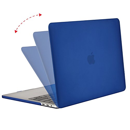 MOSISO Funda Dura Compatible con 2019 2018 2017 2016 MacBook Pro 13 con/sin Touch Bar A2159 A1989 A1706 A1708, Ultra Delgado Carcasa Rígida Protector de Plástico Cubierta, Azul
