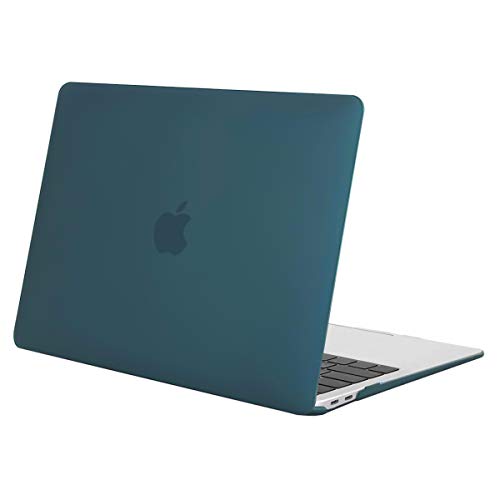 MOSISO Funda Dura Compatible con 2020 2019 2018 MacBook Air 13 Pulgadas A2179 A1932 con Pantalla Retina & Touch ID, Ultra Delgado Carcasa Rígida Protector de Plástico Cubierta, Trullo Profundo