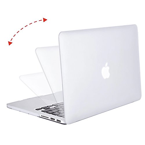 MOSISO Funda Dura Compatible con MacBook Pro 13 Retina A1502 / A1425 (Versión 2015/2014/2013/fin 2012), Ultra Delgado Carcasa Rígida Protector de Plástico Cubierta, Frost