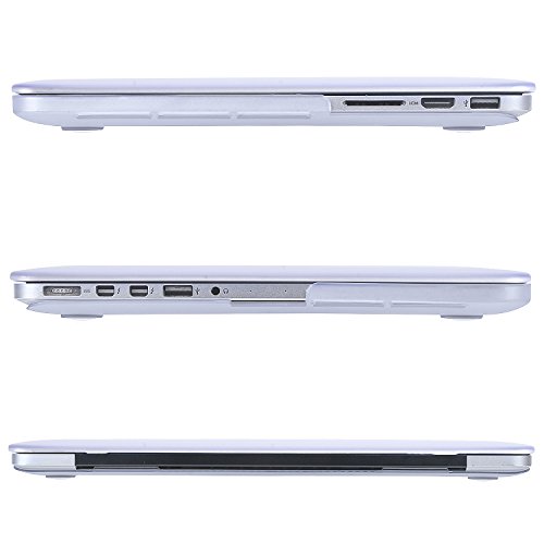 MOSISO Funda Dura Compatible con MacBook Pro 13 Retina A1502 / A1425 (Versión 2015/2014/2013/fin 2012), Ultra Delgado Carcasa Rígida Protector de Plástico Cubierta, Frost