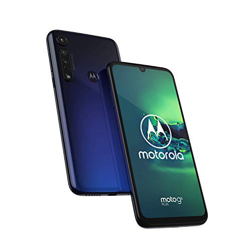 Motorola Moto G8 Plus (Pantalla de 6,3" FHD u-notch, cámara de 48 MP, altavoces Dolby® stereo, 64 GB/ 4GB, Android 9.0, Dual SIM Smartphone), Azul