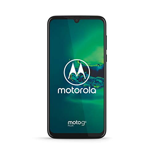 Motorola Moto G8 Plus (Pantalla de 6,3" FHD u-notch, cámara de 48 MP, altavoces Dolby® stereo, 64 GB/ 4GB, Android 9.0, Dual SIM Smartphone), Azul