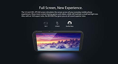 Móvil Resistente【2020】 Blackview BV5500 Plus, Android 10 IP68 Robusto Telefono Antigolpes Impermeable, 3GB RAM + 32GB ROM, 4G Dual SIM, Batería de 4400 mah NFC, Desbloqueo Facial, GPS, Amarillo