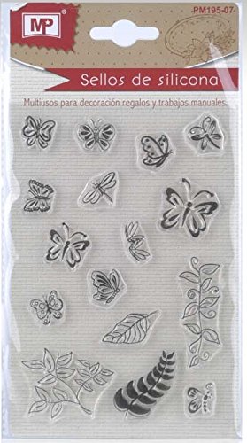MP PM195-07 - Sellos para scrapbooking, transparente