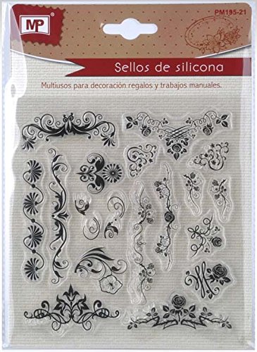 MP PM195-21 - Sellos para scrapbooking, transparente