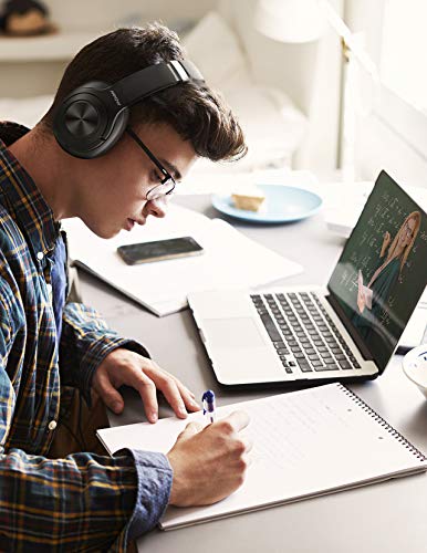 Mpow H21 Cascos con Cancelación de Ruido, Bluetooth 5.0, 65hrs de Reproducir, Hi-Fi Sonido, Auriculares Diadema Bluetooth con Micrófono CVC 6.0, Auriculares con Cancelación de Ruido para TV/PC/Móvil