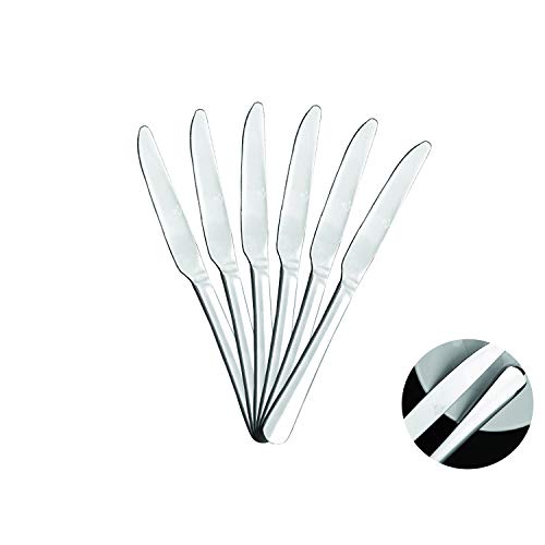 Mr. Spoon 6 Cuchillos de Fruta Acero INOX. Colección Minimal 19,5 x 1,95 cm