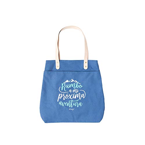 Mr. Wonderful WOA08991ES - Bolsa con mensaje Rumbo a mi próxima aventura