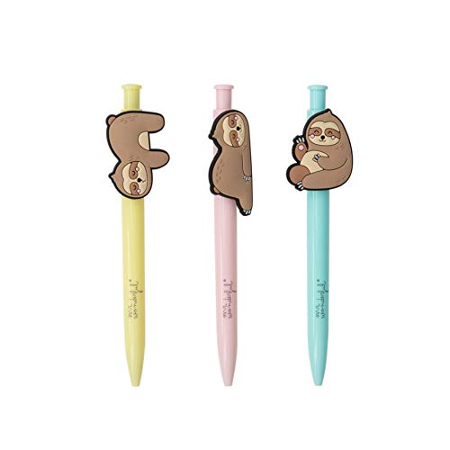Mr. Wonderful WOA09611SM Pack de tres bolis con formas- Colección Oso Perezoso