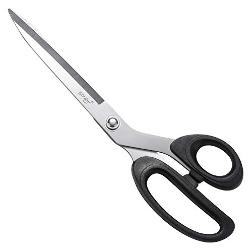 Mr.do® Tijeras Costura Tijeras de Corte y Confección Profesional Tijeras de Sastre Tijeras de Coser Afiladas de Acero Inoxidable Hoja Larga Clásica para Confección de Tela Cuero