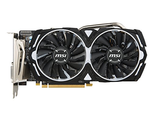 MSI Radeon RX 570 Armor ARMOR 8G OC - Tarjeta gráfica (refrigeración Armor 2 X, memoria de 8 GB GDDR5)
