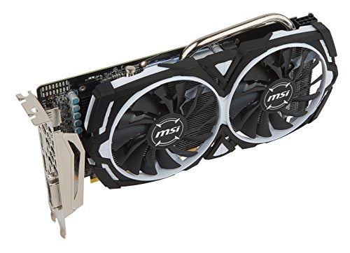 MSI Radeon RX 570 Armor ARMOR 8G OC - Tarjeta gráfica (refrigeración Armor 2 X, memoria de 8 GB GDDR5)