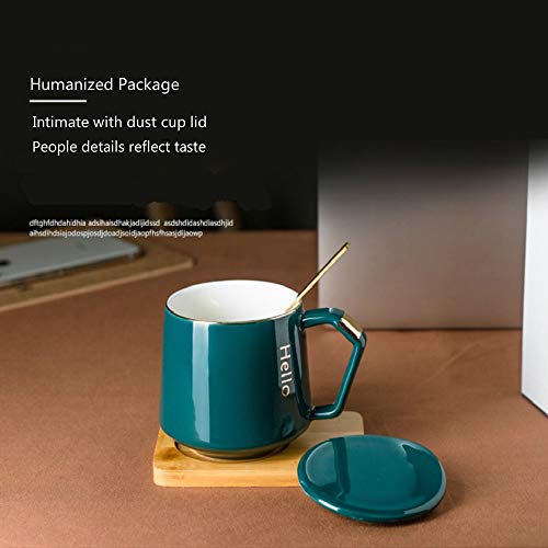 MSNLY Creative European Small Luxury Coffee Cup Set High-End Business Gift Simple Ceramic Mug Afternoon Tea Set