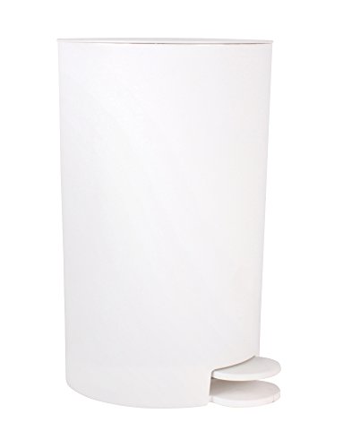 MSV "Osaki Cubo de Basura con Pedal, Blanco, 3 litros