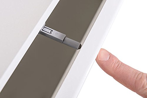 muebles bonitos – Mueble Colgante Modelo Berit LD 60x60 en Color Blanco con LED