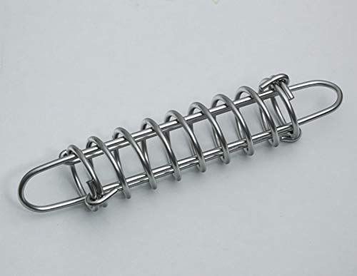 Muelle de suspensión para barcos, acero inoxidable V2A, AISI 304, 6 x 320 mm