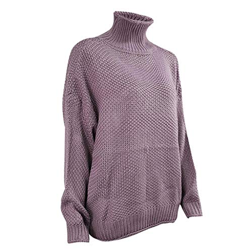 Mujer Jersey de Punto Primavera Suéter de Espalda de Las Mujeres Knit del Batwing Oversize Ancho Tejer Sueter Jersey de Punto de Manga Larga con Cuello en O a Rayas de Manga Larga para Mujer