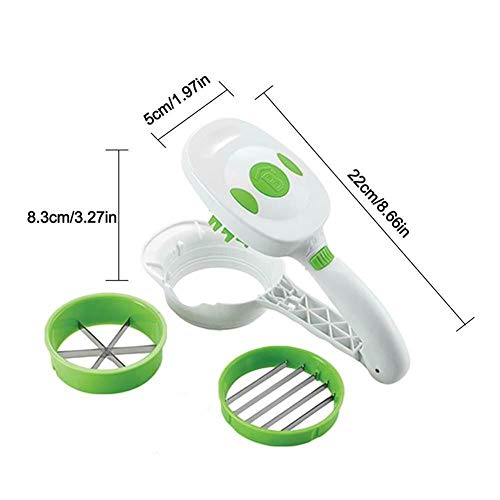 Multi-Cutter Quick Dicer Super Slicer Cortador de frutas y verduras Chopper Nicer Cortadora, rebanadora y cortadora manual rápida