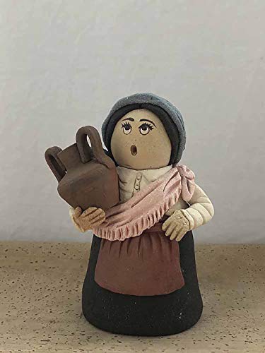 Muñeca tradicional portuguesa de loza, JP019-15 cm