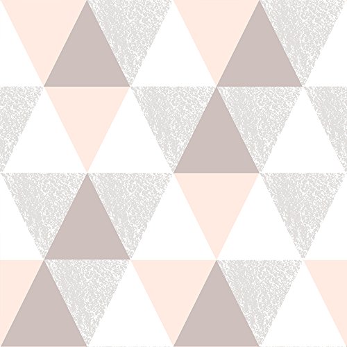 murando Papel Pintado 10 m Fotomurales tejido no tejido rollo Decoración de Pared decorativos Murales XXL moderna de Diseno Fotográfico - Geometrico Triangulos f-C-0195-j-a