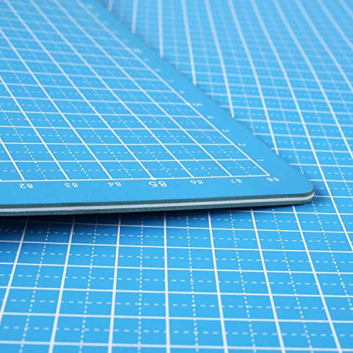 MVPower Kit de Estera de Corte, Kit para Patchwork A1 (60 * 90 cm), Incluye Alfombrilla de Corte A1 Alfombrilla, Cúter Rotatorio, Regla y 5 Cuchillas de Repuesto, para Trabajos de Corte Profesionales