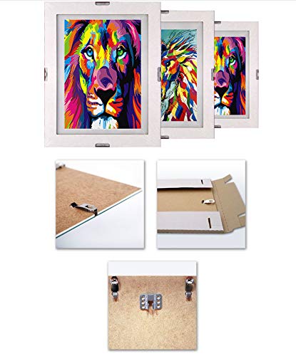 MW.Shop.24 - Marco de fotos de plexiglás, sin marco, muchos tamaños, ideal para salón, comedor, cocina, plástico, 1 unidad, 21 x 29.7 cm (DIN A4)