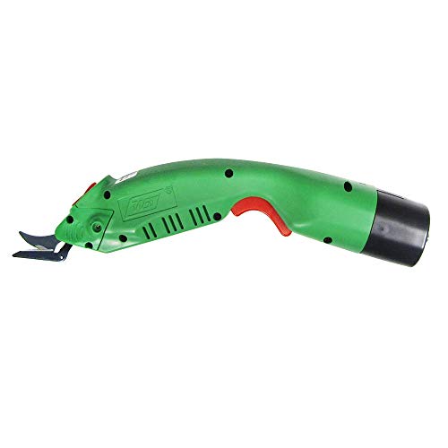 MXBAOHENG Cortador de Tela Industrial con 1 Batería (5000 mAh) y 2 Cuchillas (A,B) WBT-2 Tijeras Eléctricas para Tela Inalámbrico Tijeras Eléctricas de Tela Recargables