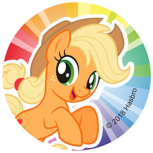 My Little Pony - Decoración para Galletas Infantiles - Pasta de Azúcar - 12 Mini Discos - 6cm