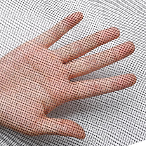 MYCARBON Mosquitera Ventana de 2 unidades 150 * 180 Negro Mosquitera para ventanas Mosquiteros Ventana Mosquiteras de Ventanas (Negro)