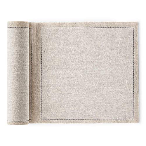 MYdrap servilletas Almuerzo y Fiesta Tejido/Lin Rollo de servilletas, Tela, Natural, 20 x20 cm