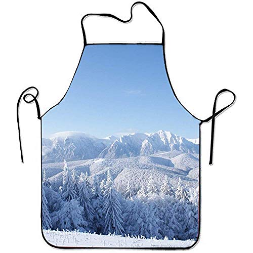 Myrdora Moda Snow Blog Grembiule da cucina Grembiule da Barbecue Unisex da cucina