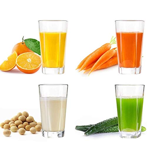 MYXMY Separador de Jugo de escoria automático de Frutas de Gran Calibre doméstico máquina de Jugo multifunción máquina de Jugo máquina de Jugo de Frutas y Verduras exprimidor (Color : Black)