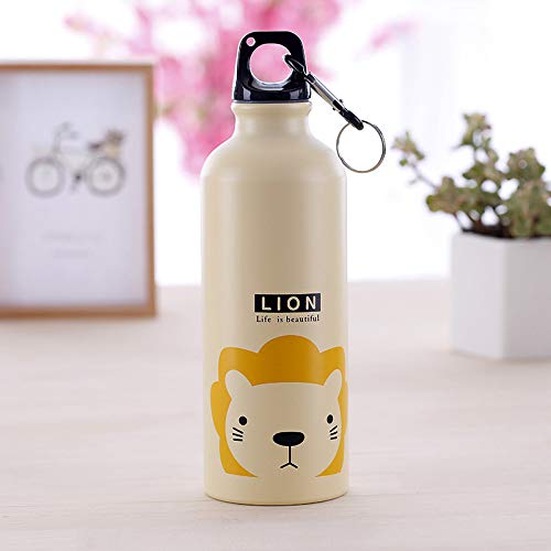 N / A Botella de Agua de Animales de Dibujos Animados Botella de Agua portátil Aislamiento Lindo Deportes de Estilo múltiple Senderismo niños Escuela Botella de Agua 500 ml