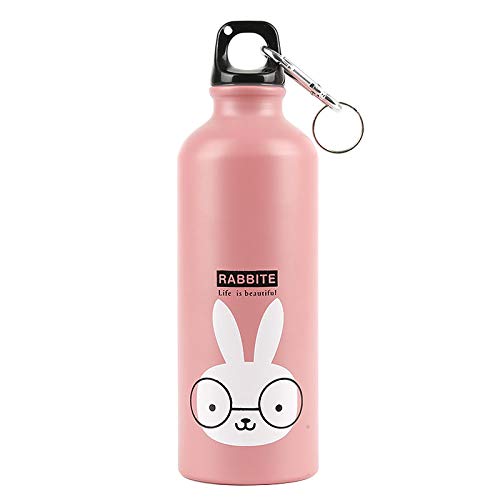 N / A Botella de Agua de Animales de Dibujos Animados Botella de Agua portátil Aislamiento Lindo Deportes de Estilo múltiple Senderismo niños Escuela Botella de Agua 500 ml